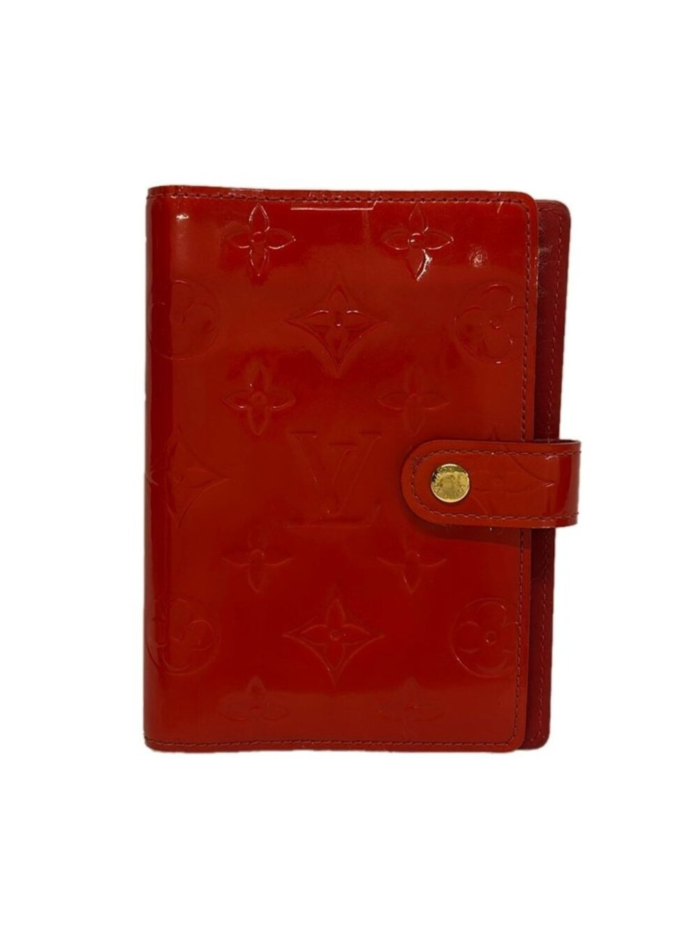 Louis Vuitton Agenda Monogram Vernis PM Rouge Red Leather